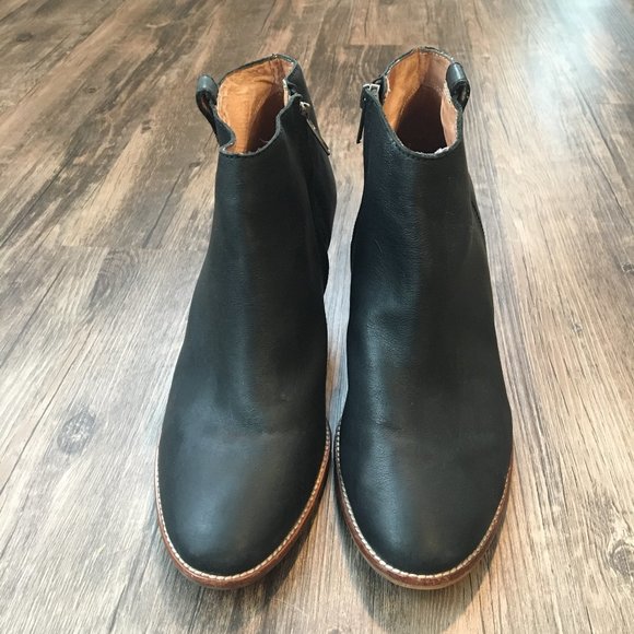 Madewell Black Leather Billie Boot - Picture 3 of 8
